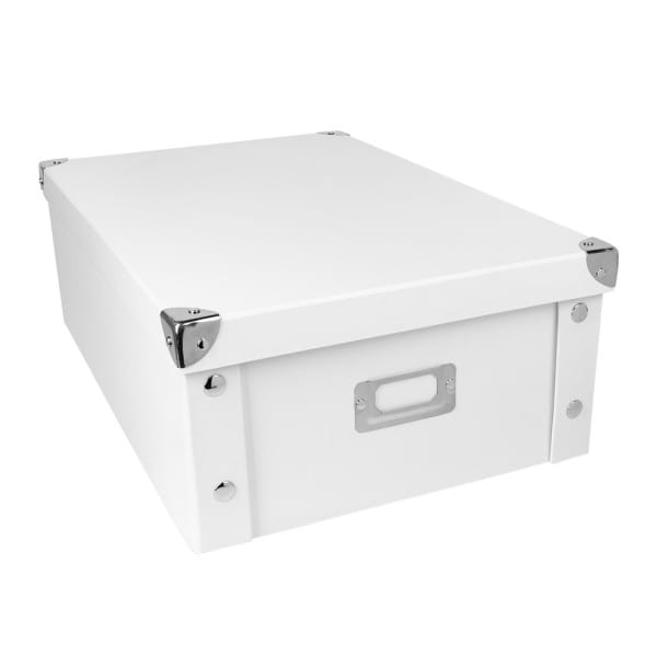 Ordnungsbox, faltbar, mit Deckel, 40,5cm x 28cm x 14,5cm, weiß, 3 Stück | Sonstige | Geschenktaschen & Boxen | Deko- & Geschenkartikel