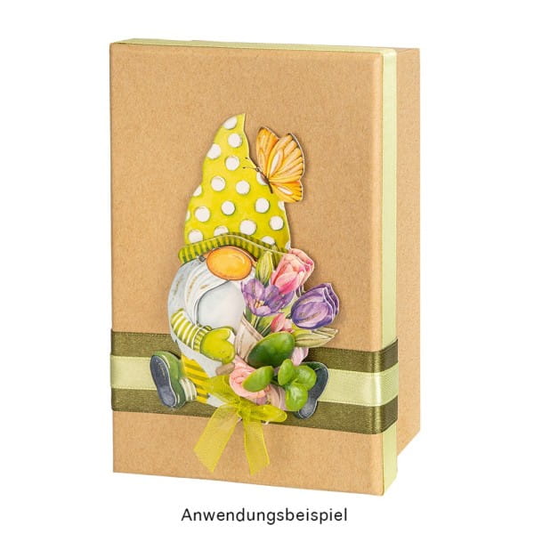 3-D Motive, Wichtel im Frühling, 6,5-10cm, 10 Motive