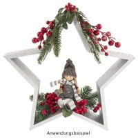 Sterne, Holzrahmen, Ø 19,5cm-30cm, 3 Stück