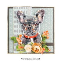 Diamond-Painting-Sticker, Hunde, DIN A4, 4 Bogen