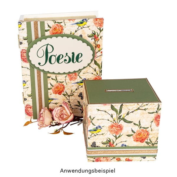 Reispapiere, Blüten 20, DIN A4, 30g/m², 2 verschiedene Designs