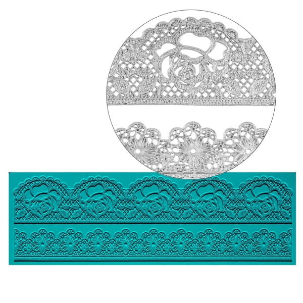 Silikon-Dekormatte, Design 37, 30cm x 10cm x 0,2cm
