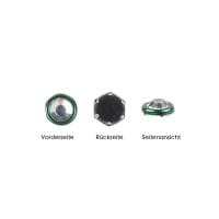Hot-Fix Glas-Kristalle zum Aufbügeln, Ø 5mm, grün, 100 Stück