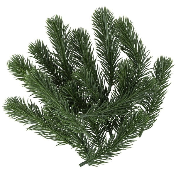 Deko-Tannenzweige, 12cm lang, grün, 15 Stück | Tannenzweige | Zweige | Floristik | Deko- & Geschenkartikel