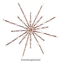 Folienhalme, Ø 2mm, 30cm lang, 40g, rot