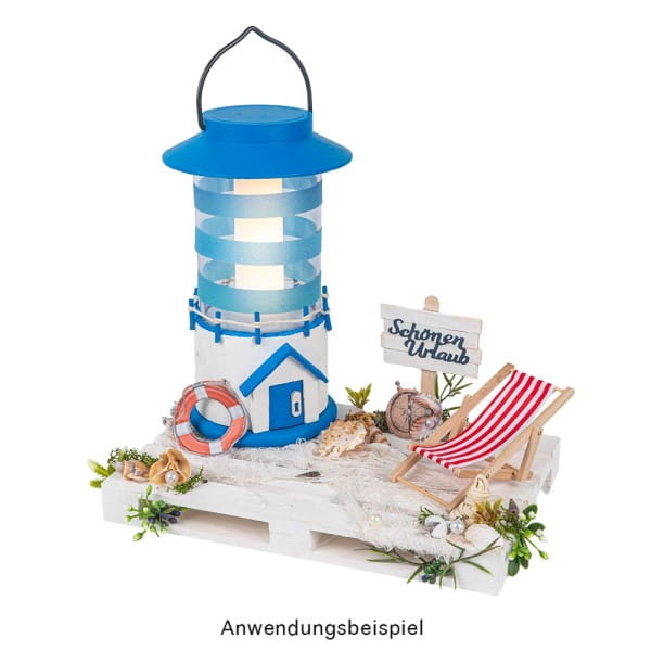 Miniatur-Liegestühle, rot-weiß gestreift, 2 Stück