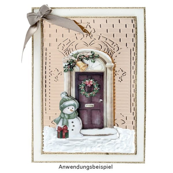 Prägeschablone, Fenster, 14,5cm x 9,5cm