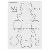 Design-Schablone Nr. 8 "Froschkönig-Tasche", DIN A4