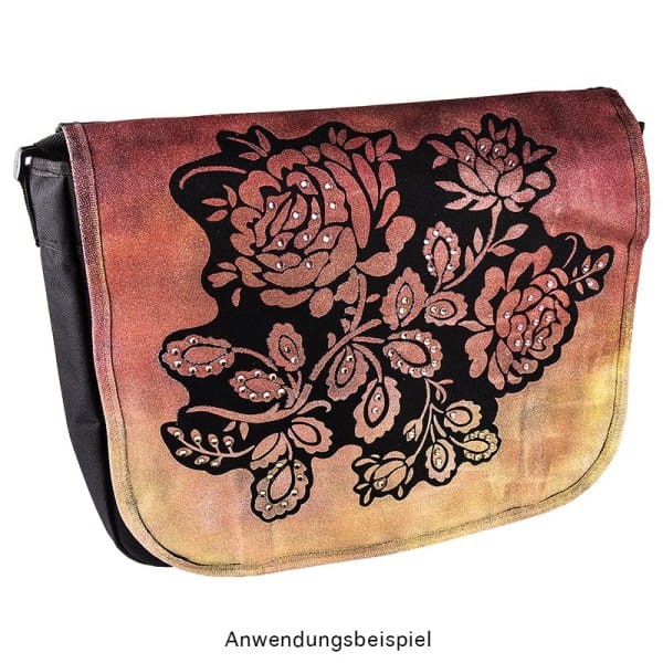 Silhouetten-Laser-Schablone, 33cm x 29cm, Rose