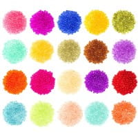 Perlen "Diana", Ø 4 mm, 4000 Stück, 20 verschiedene Farben