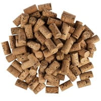 Weinkorken zum Basteln, 4,5cm lang, Ø 2,4cm, dunkel, 100 Stück