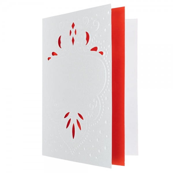 Deluxe-Grußkarten "Ornament", B6, 10 Stück, inkl. Einleger & Umschläge