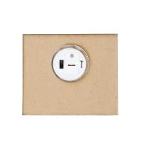 LED-Haus, graues Dach, mit Lichteffekt-Folie, 9,5cm x 8,2cm x 11cm