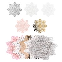 Laser-Kartenaufleger, Zierdeckchen, Ornament 21, Ø 14cm, 220 g/m², 5 Farbtöne, 20 Stück