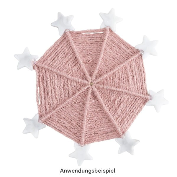 Jutekordeln, Ø 2 mm, verschiedene Farben, je 50 m lang, 4 Stück