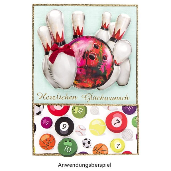 3-D Motive, Sport & Hobby 1, 8-10,5cm, 10 Motive