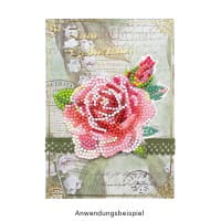 Diamond-Painting-Sticker, Elegante Blüten, DIN A4, 4 Bogen