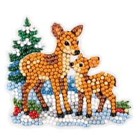 Diamond-Painting-Sticker, Winter/Weihnachten 3, DIN A4, 4 Bogen
