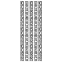 Royal-Schmuck, 5 selbstklebende Bordüren, 29 cm, klar