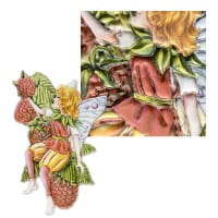 3-D Relief-Sticker, Zauberhafte Elfen 5, 21cm x 30cm, verschiedene Größen, selbstklebend