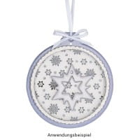 Stanzbogen, Fensterschmuck Winter, DIN A4, 800g/m², 5 Farben, 5 Bogen