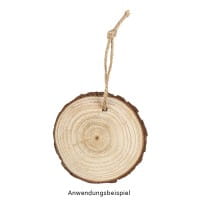 Baumscheiben, Ø 8cm bis 9cm, 0,6cm stark, 25 Stück