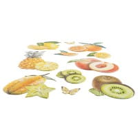 3-D Relief-Sticker, Beerenvielfalt 5, verschiedene Größen, selbstklebend