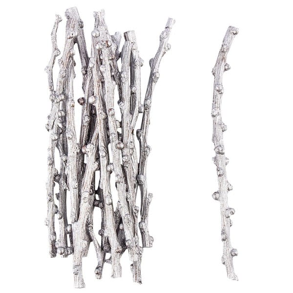 Wald-Deko, Äste, 10-20cm, 30g, silber | Verschiedenes | Deko-Artikel | Deko- & Geschenkartikel