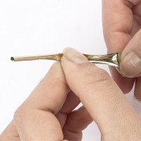 Folienhalme, Ø 2mm, 30cm lang, 40g, hellgold