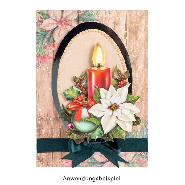 3-D Motive, Weihnachten nostalgisch 2, 8-11cm, 10 Motive