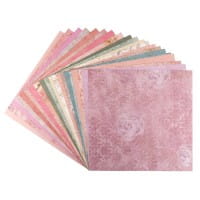 Duo-Design-Papiere, Hintergründe 3, beidseitig bedruckt, 25cm x 25cm, 250g/m², 20 Blatt