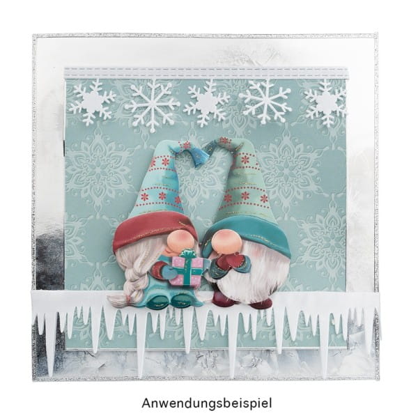 3-D Motive, Fröhliche Winter-Wichtel, 6,5-11cm, 10 Motive