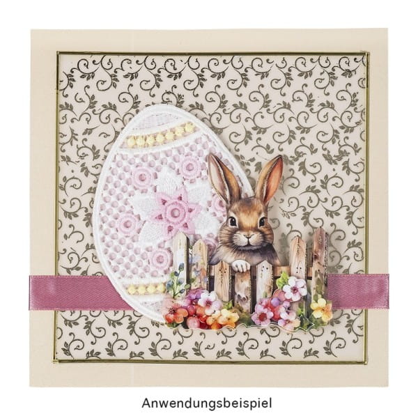 3-D Motive, Zarte Ostergrüße, 6,5-10cm, 10 Motive