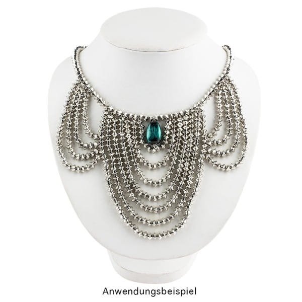 Perlen, Raute, facettiert, 0,6cm x 0,4cm, silber, 900 Stück