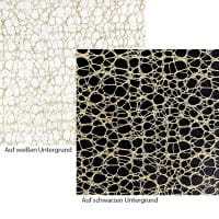 Deko-Stoff, Netzoptik 1, 28cm breit, 3m lang, gold