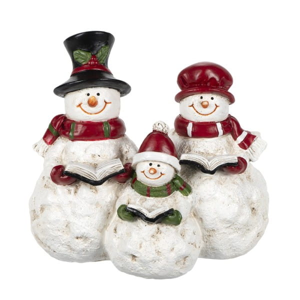 Deko-Figur, Schneemannfamilie, 13cm x 14cm x 10cm | Deko-Figuren | Deko- Figuren | Deko- & Geschenkartikel