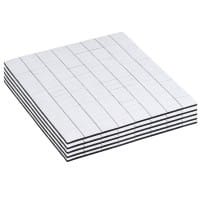 Klebepads, 5mm x 12mm, 2mm hoch, schwarz, 5 Bogen, 800 Stück