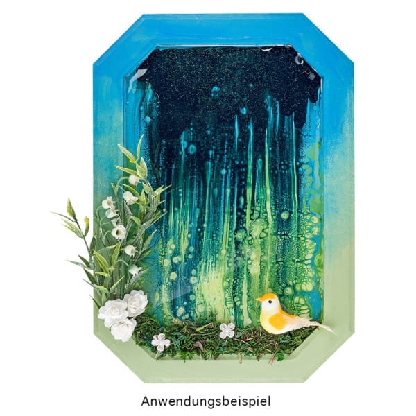 Pouring Mix, 2 in 1, Pouring Medium & Acrylfarbe, pastellgrün, 180ml