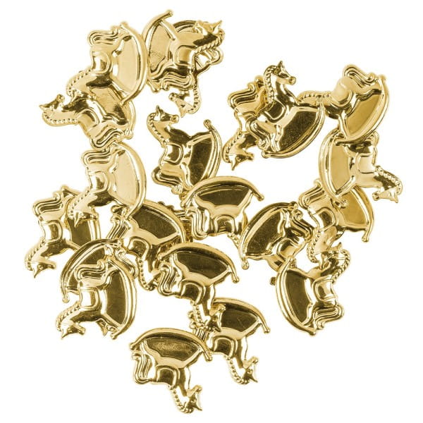 Messing Ornamente, Schaukelpferd, 20 Stück