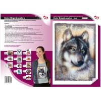 Color Bügeltransfers, DIN A4, Wolf