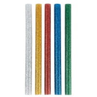 Universal Heißklebepatronen, Glitzer, Ø 0,7cm, 10cm lang, 100 Stück