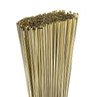 Folienhalme, Ø 2mm, 30cm lang, 40g, hellgold