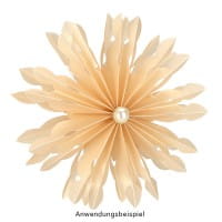 Premium-Schmucksteine, Perlen-Zierstein 1, Ø 1,5cm, hellgold, perlmutt, 50 Stück