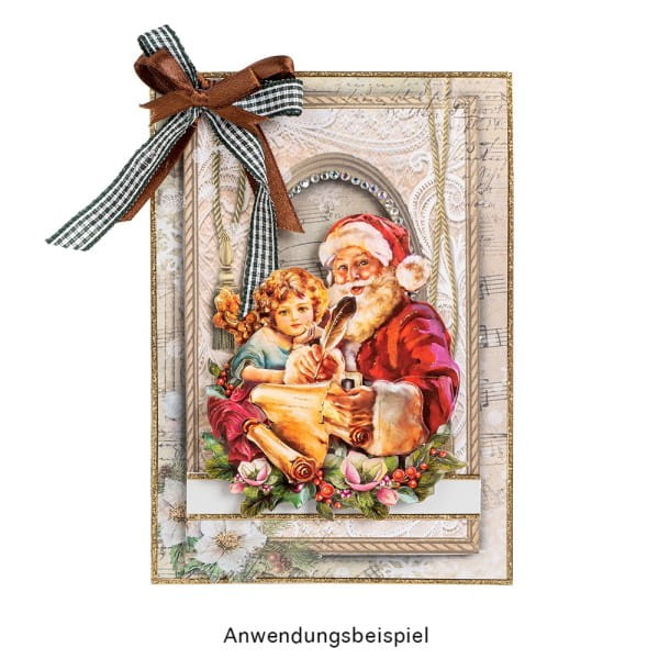 3-D Motive, Weihnachten nostalgisch 2, 8-11cm, 10 Motive