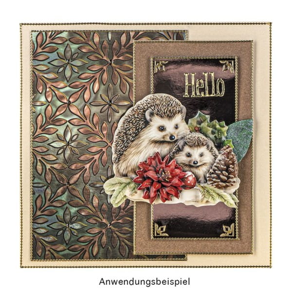 3-D Motive, Niedliche Igel, 7,5-8,5cm, 10 Motive