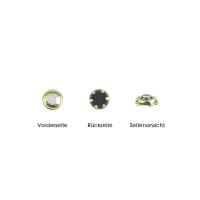 Hot-Fix Glas-Kristalle zum Aufbügeln, Ø 4mm, hellgrün, 200 Stück