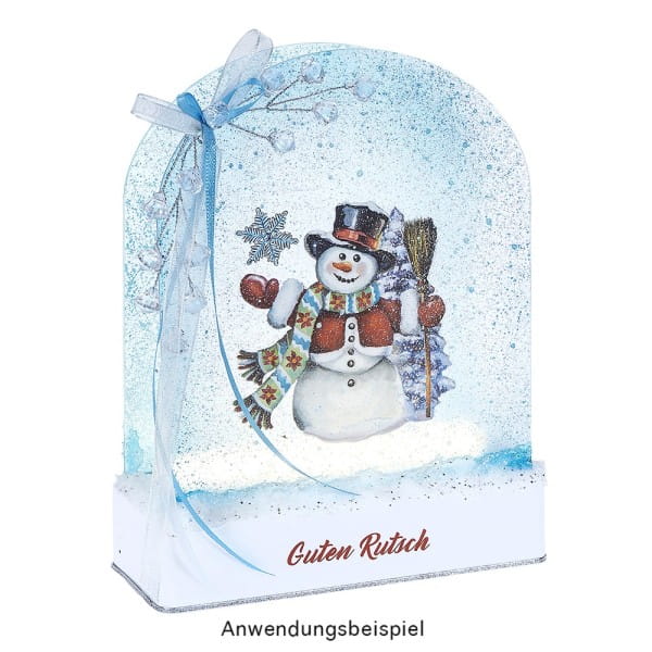 LED-Steck-Podest Rechteck, 15cm x 6,5cm x 4cm, inkl. Timer