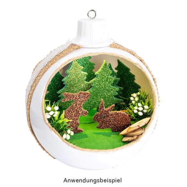 Laser-Kunststoff-Schablonen, DIN A4, Winter, Weihnachten, 6 Stück