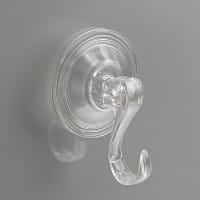 Vakuum-Saugnapf-Haken, 6,8cm x 9,5cm x 3,7cm, Tragkraft 5kg, transparent, 4 Stück