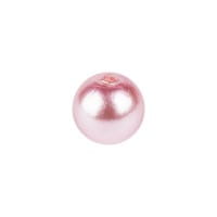 Perlen, Perlmutt, Ø 10mm, rosa, 120g